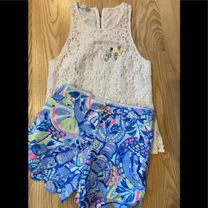 Lilly Pulitzer shorts, Size 2